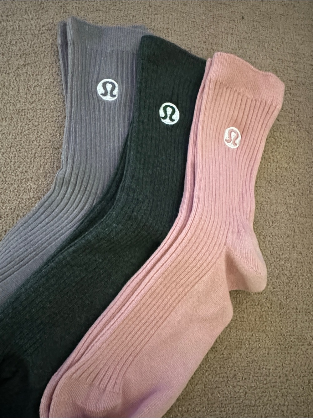 Lululemon Essential Crew Sock Trio